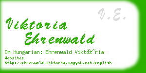 viktoria ehrenwald business card